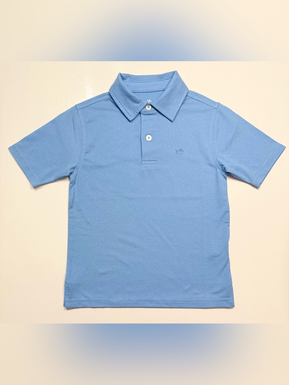 Southern Tide Boys Light Blue Driver Polo Shirt - Extra Small (4-5)